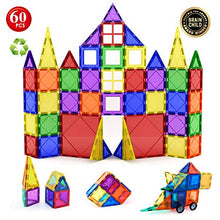 Load image into Gallery viewer, Children&#39;s Hub Magnetic Tiles 60Pcs (T6)