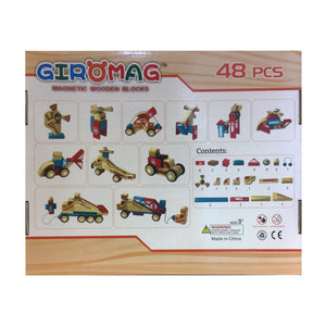 Giromag 48 piece Wooden Block Set (T8544)